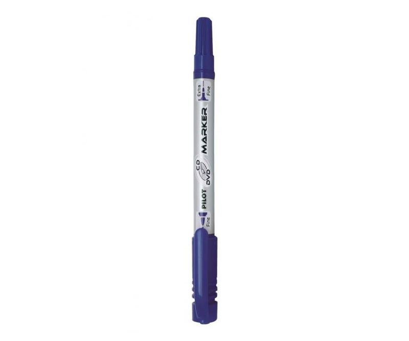 Marker-permanent-Twin-Pilot-0.7-mm-varf-rotund-pentru-CD-DVD