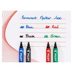 Marker-permanent-Pilot-100-varf-rotund-1.0-mm-rosu