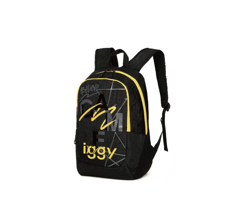 Rucsac-Iggy-Joy-2-compartimente-waterproof-negru