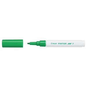 Marker cu vopsea Pilot Pintor F verde 1mm varf rotund