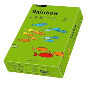 Hartie A4 Rainbow 80 g/mp 500 coli/top verde intens pret per top