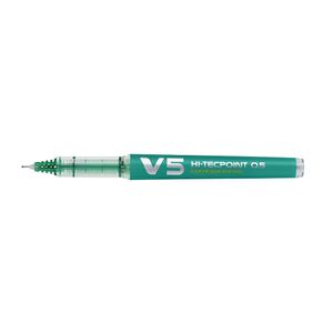 Pachet 10 buc roller reincarcabil v5 hi-tecpoint pilot 0.5 mm varf fin
