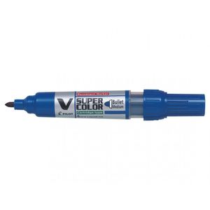 Pachet 10 buc marker permanent pilot vsuper color  4.5 mm varf rotund