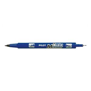 Pachet 10 buc marker permanent twin pilot begreen 0.4 mm varf rotund