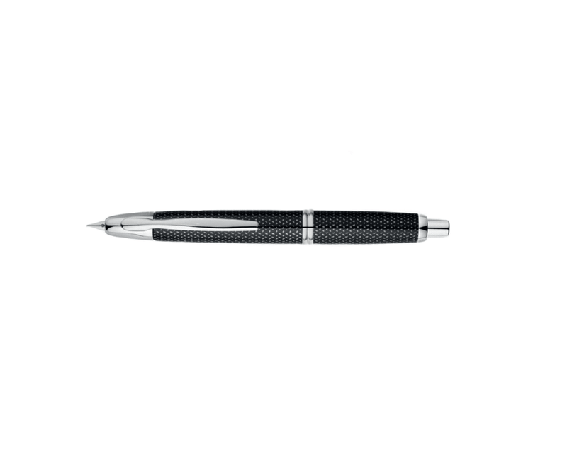 stilou-capless-rhodium-graphite-pilot-negru-varf-fin