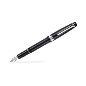 Stilou Justus 95 Pilot negru rhodiu varf mediu