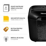 Distrugator-documente-manual-cross-cut-6-coli-Fellowes-LX25-6