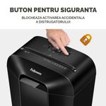 Distrugator-documente-manual-cross-cut-8-coli-Fellowes-LX45-8-coli-negru-4