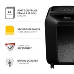 Distrugator-documente-manual-cross-cut-12-coli-Fellowes-LX85-12-coli-negru-2