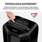 Distrugator-documente-manual-cross-cut-12-coli-Fellowes-LX85-12-coli-negru-4