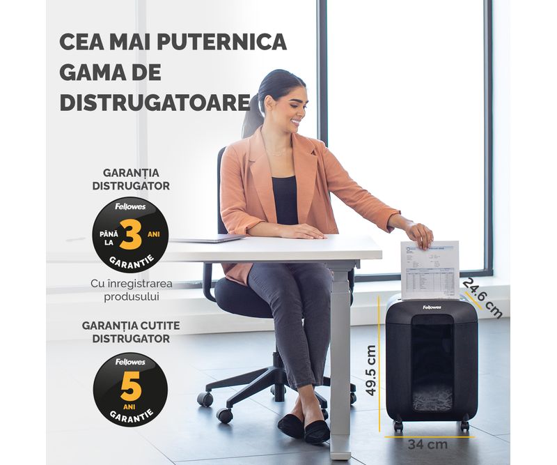 Distrugator-documente-manual-cross-cut-12-coli-Fellowes-LX85-12-coli-negru-7