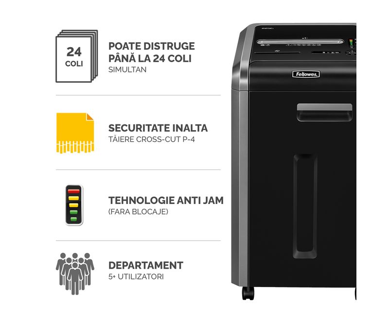Distrugator-documente-manual-cross-cut-24-coli-Fellowes-225Ci-2