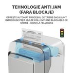 Distrugator-documente-manual-micro-cut-15-coli-Fellowes-LX-211-alb-4