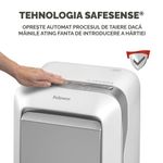 Distrugator-documente-manual-micro-cut-15-coli-Fellowes-LX-211-alb-5