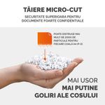 Distrugator-documente-manual-micro-cut-15-coli-Fellowes-LX-211-alb-6