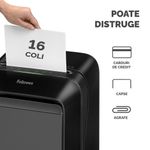 Distrugator-documente-manual-mini-cut-16-coli-Fellowes-LX210-negru-3