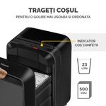 Distrugator-documente-manual-mini-cut-16-coli-Fellowes-LX210-negru-8