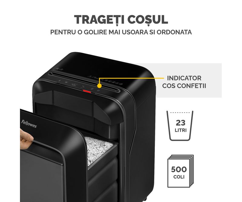 Distrugator-documente-manual-mini-cut-16-coli-Fellowes-LX210-negru-8