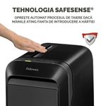 Distrugator-documente-manual-mini-cut-20-coli-Fellowes-LX220-negru