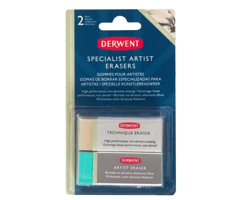 Set-2-radiere-Derwent-Professional-patrate-crem-pentru-desen-tehnic-si-albastra-pentru-creioane-soft-blister