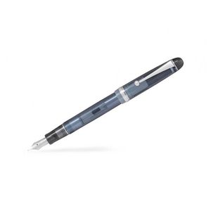 Stilou Custom 74 Pilot bleumarin transparent varf gros