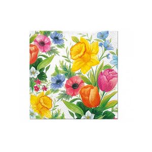 Servetele de masa cu 3 straturi, 33x33 cm, diverse culori, 20 bucati, Daisy