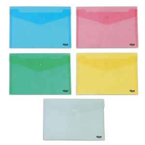Mapa plastic A4 cu capsa transparent 100/set Skag