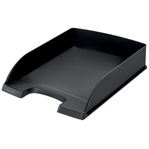 Tavita documente A4 plastic neagra Leitz Plus