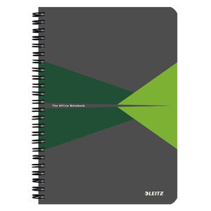 Caiet de birou office Leitz A5 carton cu spira 90 file dictando