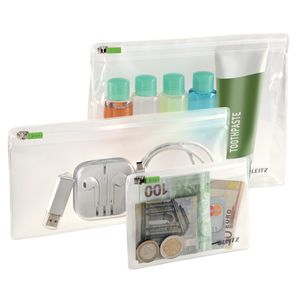 Set 3 buzunare cu fermoar Leitz Complete Traveller (XS S M)