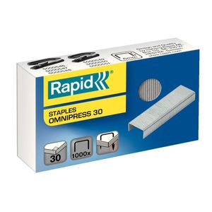 Capse Rapid Omnipress 6 mm 2-30 coli 1000 buc/cutie