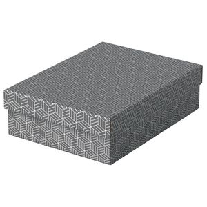 Set 3 buc Cutii arhivare carton 360 x 260 x 100 mm gri Esselte Home Recycled