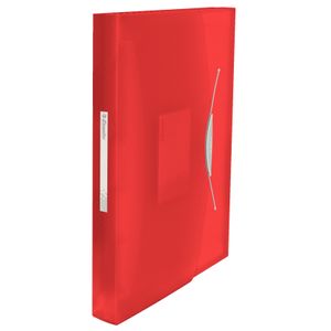 Mapa de prezentare A4 cu elastic plastic rosu Esselte Vivida