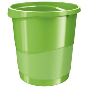 Cos hartie plastic verde 14 L Esselte Europost Vivida