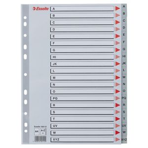 Index plastic Esselte A4 index A-Z