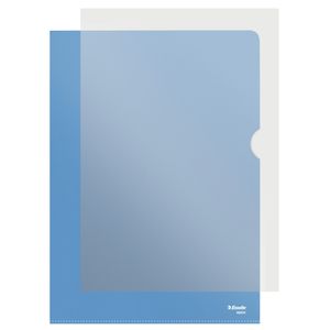 Mapa de protectie Esselte A4 standard 115 mic albastru 25 bucati/set
