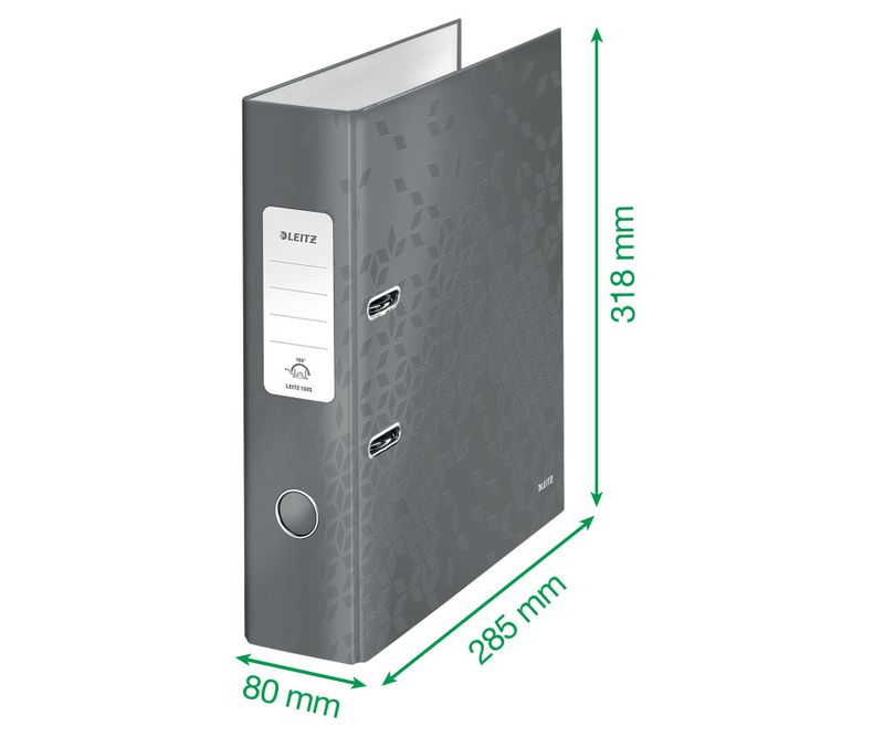 Biblioraft-Leitz-180-WOW-carton-laminat-partial-reciclat-certificare-FSC-A4-80-mm-rosu-0