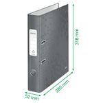 Biblioraft-Leitz-180-WOW-carton-laminat-partial-reciclat-certificare-FSC-A4-52-mm-rosu-0