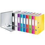 Biblioraft-Leitz-180°-WOW-carton-laminat-partial-reciclat-certificare-FSC-A4-52-mm-rosu