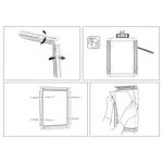 Rama-pentru-perete-NOBO-aluminiu-cu-clip-A0-gri