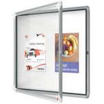 Avizier-NOBO-Premium-Plus-interior-otel-emailat-6x-A4-cu-usa-si-cheie-magnetic-alb