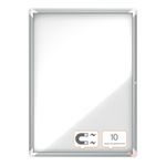 Avizier-NOBO-Premium-Plus-interior-otel-emailat-9x-A4-cu-usa-si-cheie-magnetic-alb