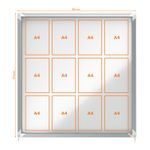 Avizier-NOBO-Premium-Plus-interior-otel-emailat-12x-A4-geam-glisant-si-cheie-magnetic-alb