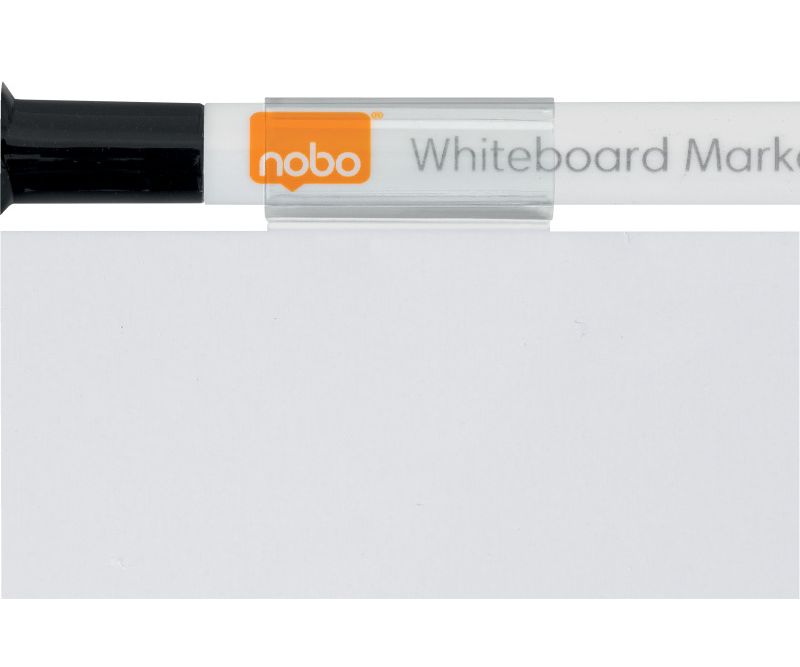 Tabla-NOBO-14x36-cm-magnetica-marker-inclus-alb