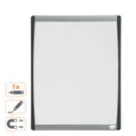 Tabla-NOBO-35x28-cm-magnetica-include-marker-si-magneti-alb-rama-gri