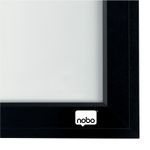 Tabla-NOBO-58x43-cm-magnetica-include-marker-si-magneti-alb-rama-lata-neagra