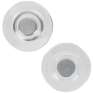 Magneti pentru table NOBO din sticla, diametru 32 mm, sustin 6 coli, 10 buc/set, transparent