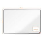 Tabla-NOBO-Premium-Plus-otel-lacuit-90x60-cm-magnetica-include-marker-si-tavita-alb