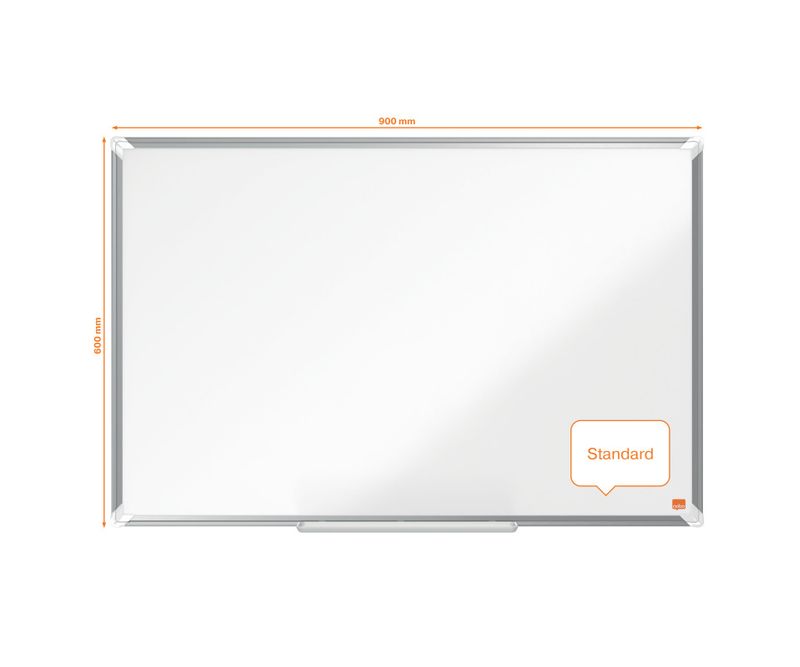 Tabla-NOBO-Premium-Plus-otel-lacuit-90x60-cm-magnetica-include-marker-si-tavita-alb