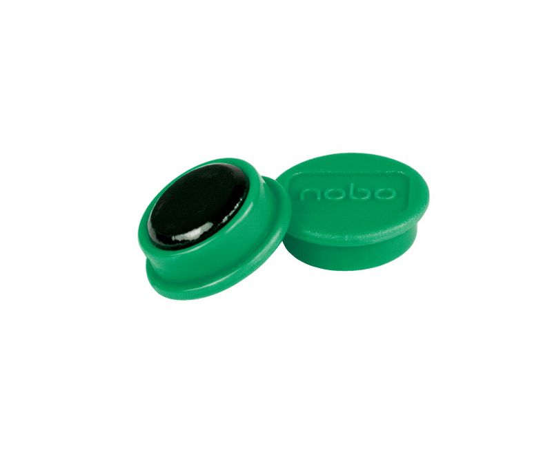 Magneti-pentru-table-NOBO-diametru-24-mm-sustin-4-coli-10-buc-set-verde